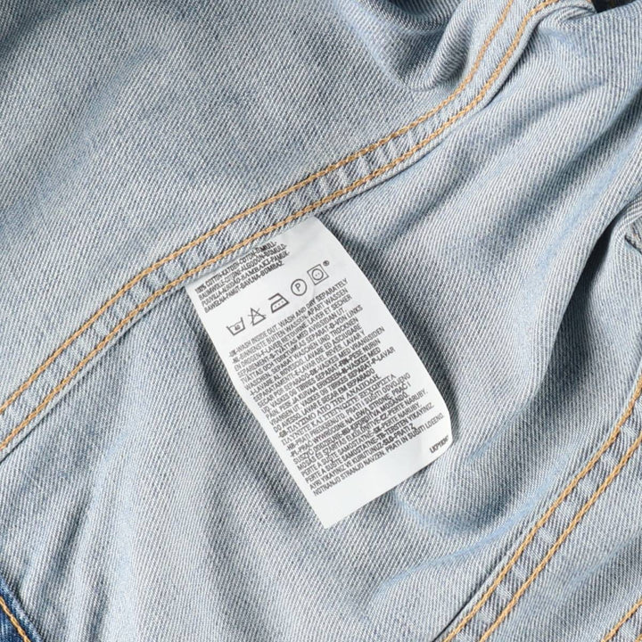 2000'S Levi's 70500-0479 Euro Model Denim Jacket, Men's Size XL cotton blue type Vintage Second Hand