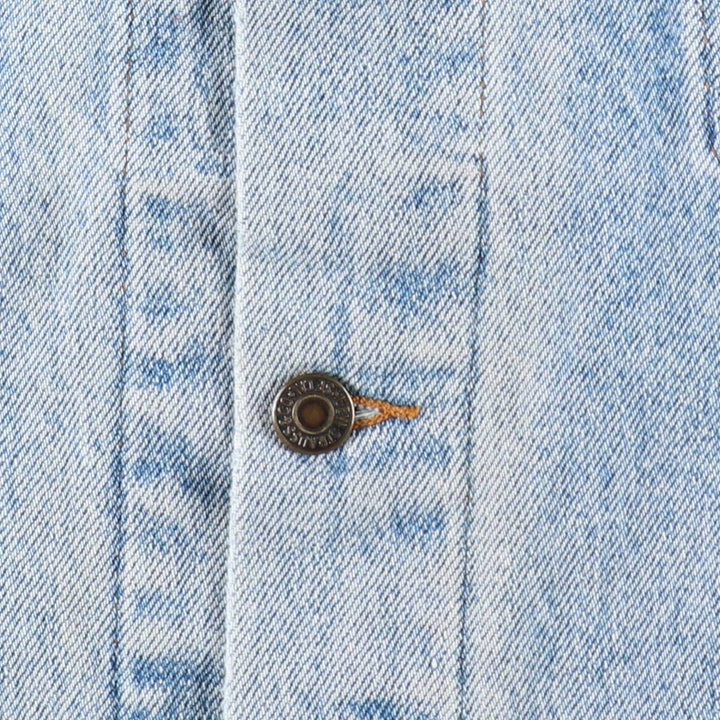 90'S Levi's 70507-4890 denim jacket, denim jacket, made in USA, men's XL size, vintage cotton blue type Vintage Second Hand