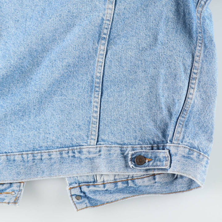 90'S Levi's 70507-4890 denim jacket, denim jacket, made in USA, men's XL size, vintage cotton blue type Vintage Second Hand