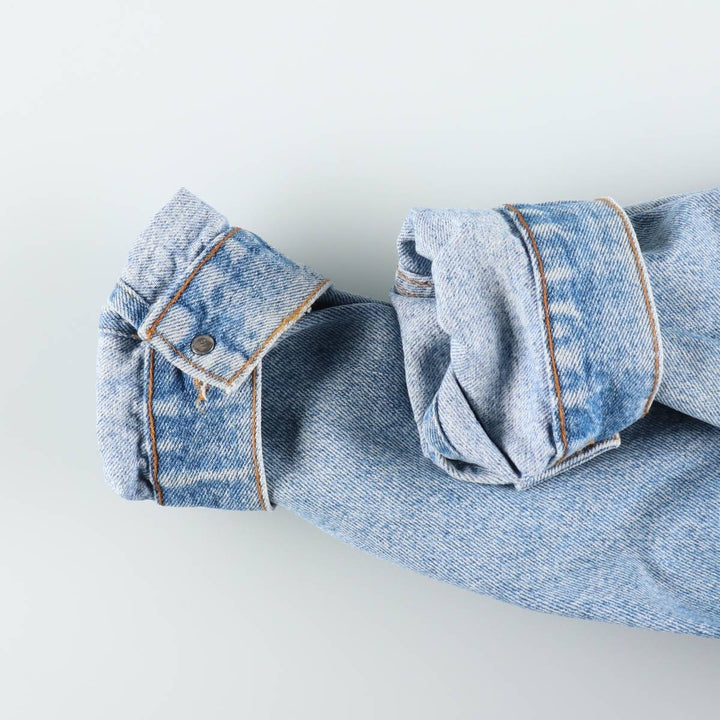 90'S Levi's 70507-4890 denim jacket, denim jacket, made in USA, men's XL size, vintage cotton blue type Vintage Second Hand