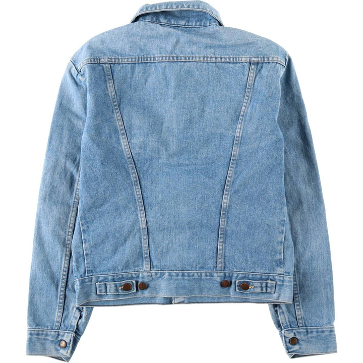 80s-90'S Wrangler denim jacket, men's size M, vintage. cotton blue type Vintage Second Hand