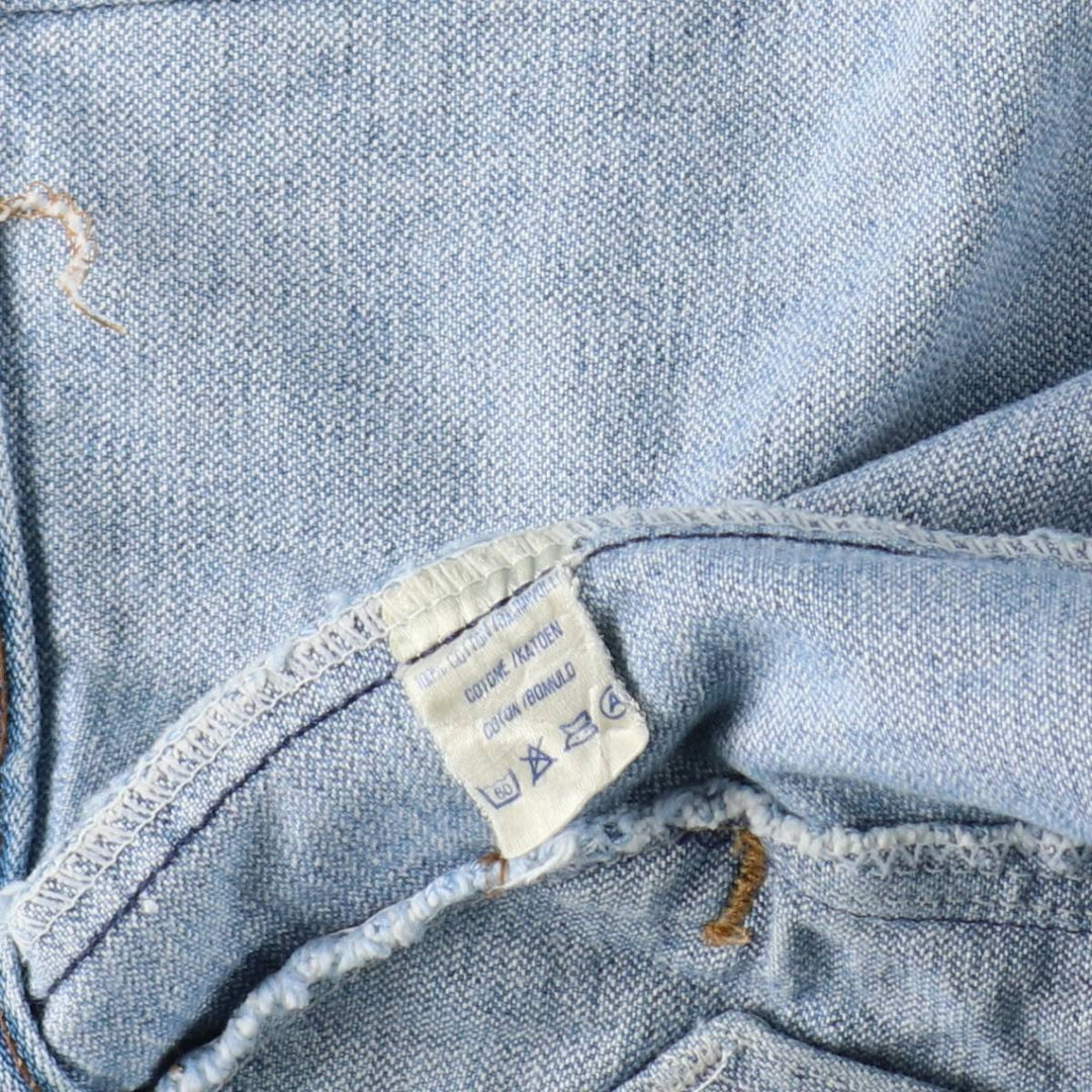80s-90'S Wrangler denim jacket, men's size M, vintage. cotton blue type Vintage Second Hand