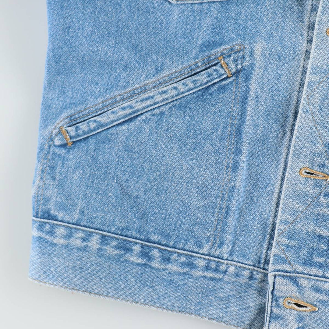 80s-90'S Wrangler denim jacket, men's size M, vintage. cotton blue type Vintage Second Hand