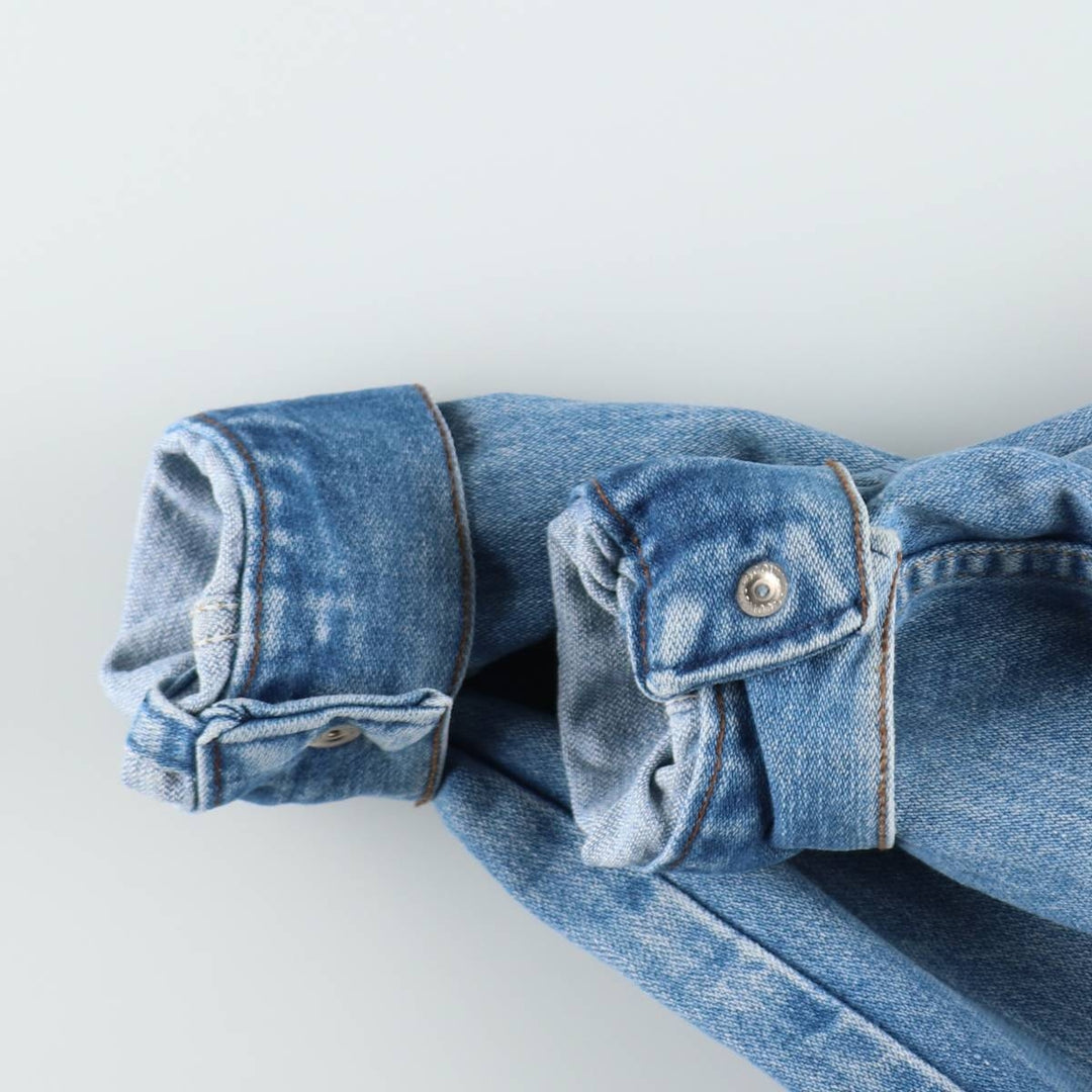 80s-90'S Wrangler denim jacket, men's size M, vintage. cotton blue type Vintage Second Hand