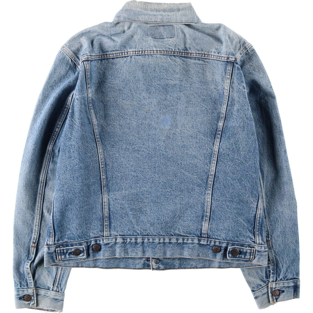 90'S Levi's 70506-0216 denim jacket, denim jacket, made in USA, men's size M, vintage unclear blue type Vintage Second Hand