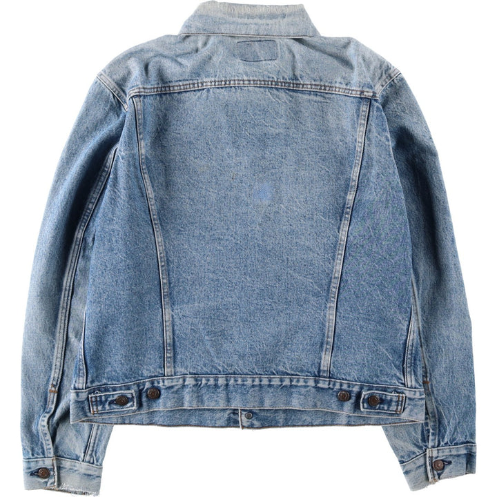 90'S Levi's 70506-0216 denim jacket, denim jacket, made in USA, men's size M, vintage unclear blue type Vintage Second Hand