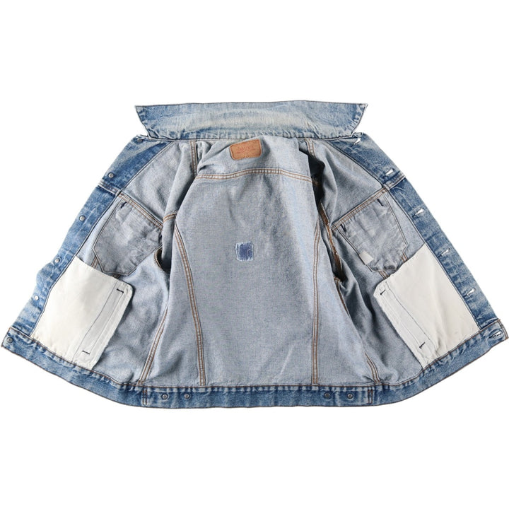 90'S Levi's 70506-0216 denim jacket, denim jacket, made in USA, men's size M, vintage unclear blue type Vintage Second Hand
