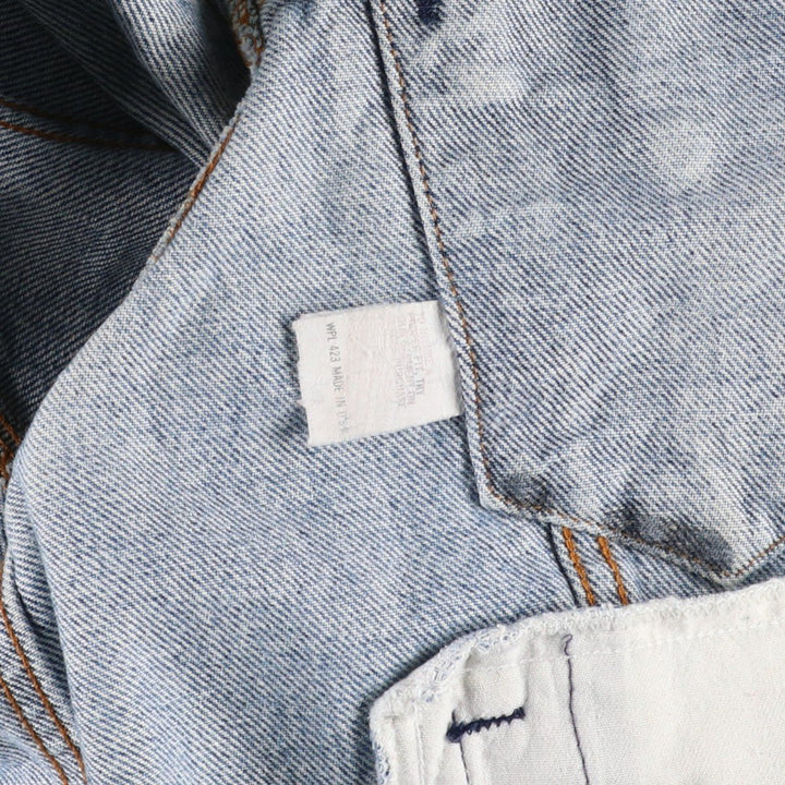 90'S Levi's 70506-0216 denim jacket, denim jacket, made in USA, men's size M, vintage unclear blue type Vintage Second Hand
