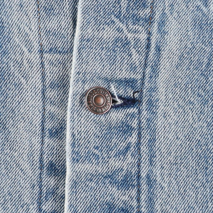 90'S Levi's 70506-0216 denim jacket, denim jacket, made in USA, men's size M, vintage unclear blue type Vintage Second Hand