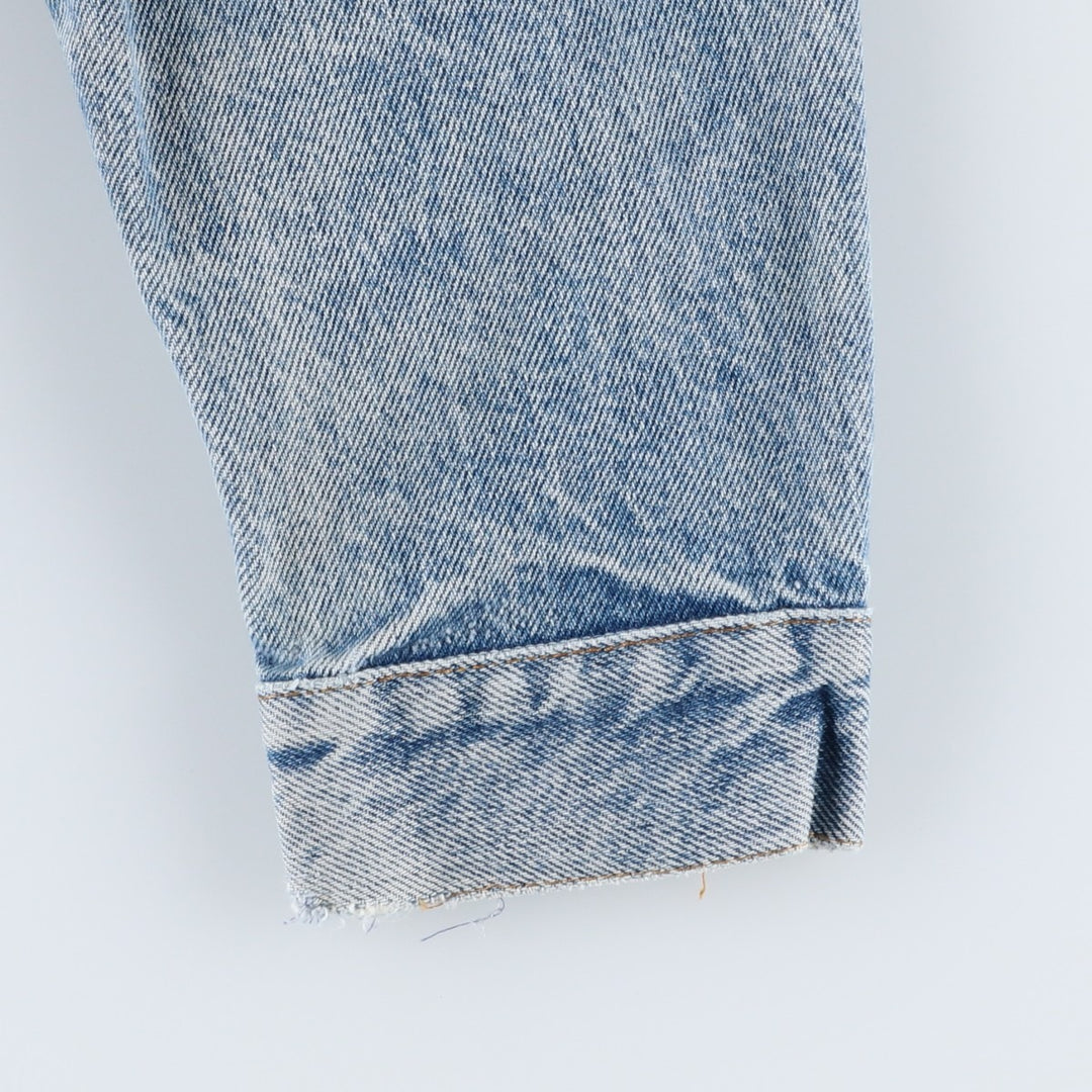 90'S Levi's 70506-0216 denim jacket, denim jacket, made in USA, men's size M, vintage unclear blue type Vintage Second Hand