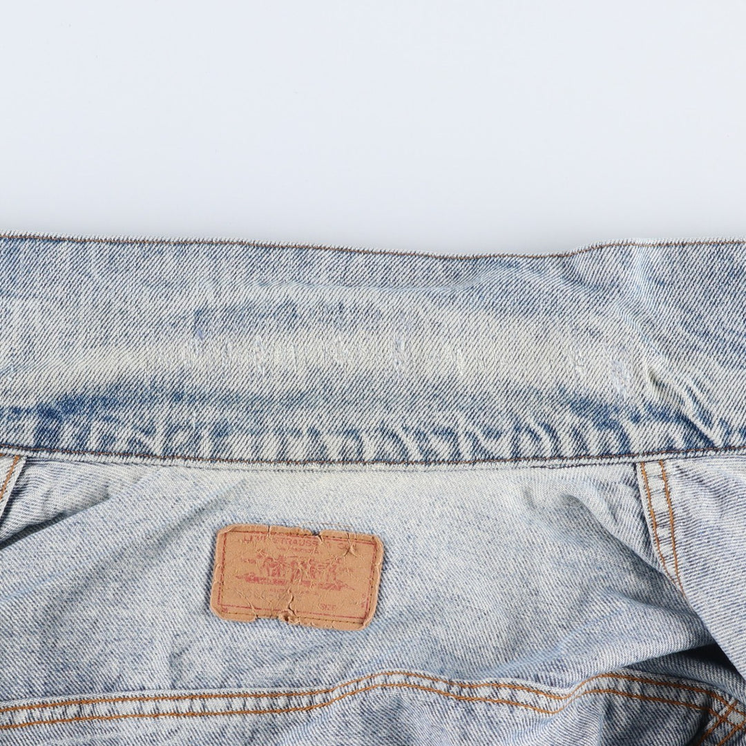 90'S Levi's 70506-0216 denim jacket, denim jacket, made in USA, men's size M, vintage unclear blue type Vintage Second Hand