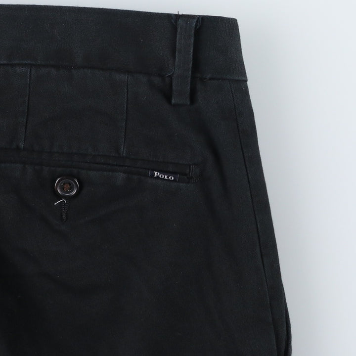 Ralph Lauren POLO by Ralph Lauren STRETCH SLIM FIT Chino Pants, Men's W33 (approx.) cotton navy blue type Vintage Second Hand