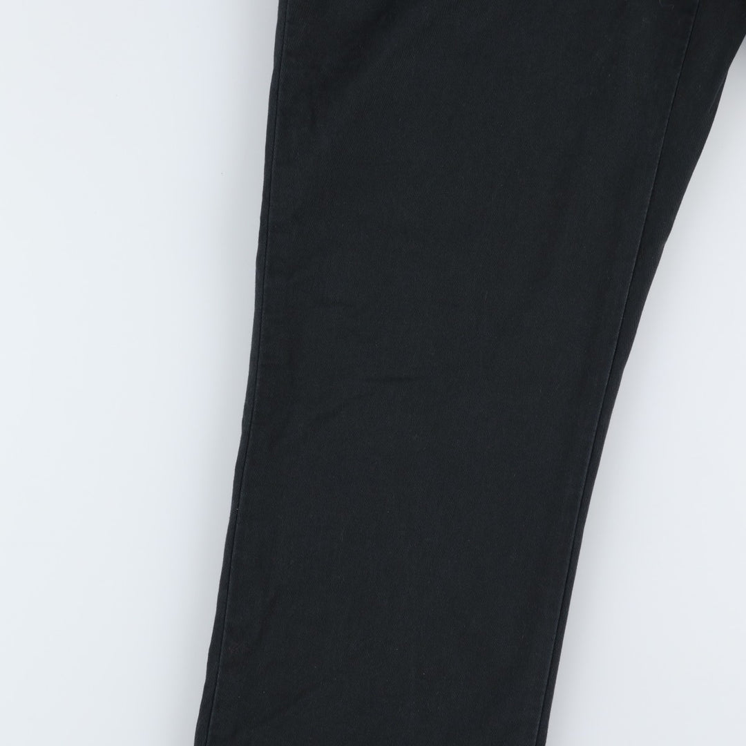 Ralph Lauren POLO RALPH LAUREN STRETCH SLIM FIT Chino Pants, Men's, Size W36 cotton black type Vintage Second Hand