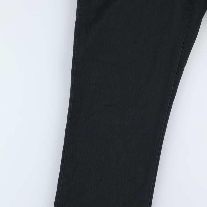 Ralph Lauren POLO RALPH LAUREN STRETCH SLIM FIT Chino Pants, Men's, Size W36 cotton black type Vintage Second Hand