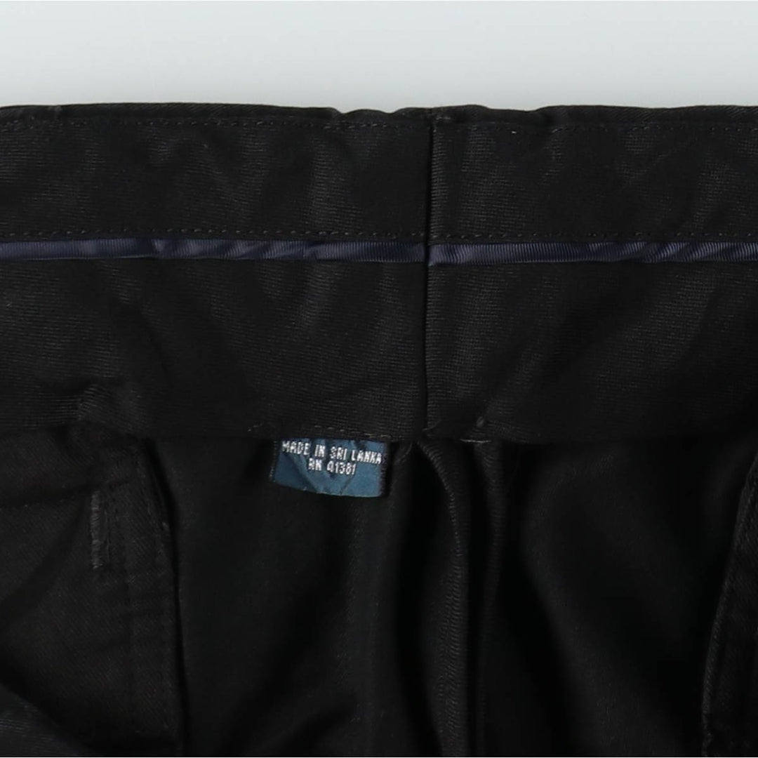 Ralph Lauren POLO by Ralph Lauren Stretch Custom Fit Chino Pants, Men's, Size W36 cotton black type Vintage Second Hand