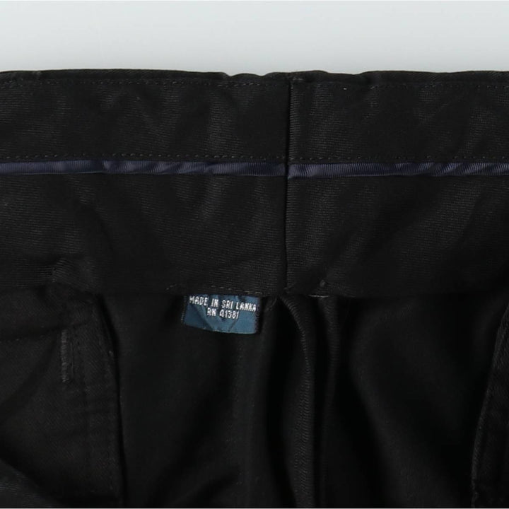 Ralph Lauren POLO by Ralph Lauren Stretch Custom Fit Chino Pants, Men's, Size W36 cotton black type Vintage Second Hand
