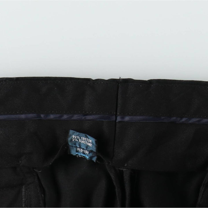 Ralph Lauren POLO by Ralph Lauren Stretch Custom Fit Chino Pants, Men's, Size W36 cotton black type Vintage Second Hand