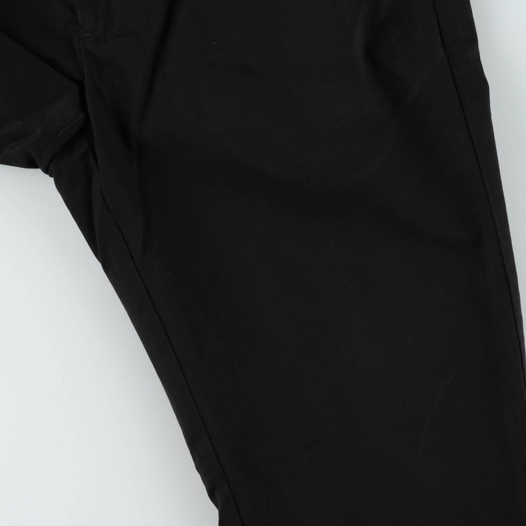 Ralph Lauren POLO by Ralph Lauren Stretch Custom Fit Chino Pants, Men's, Size W36 cotton black type Vintage Second Hand