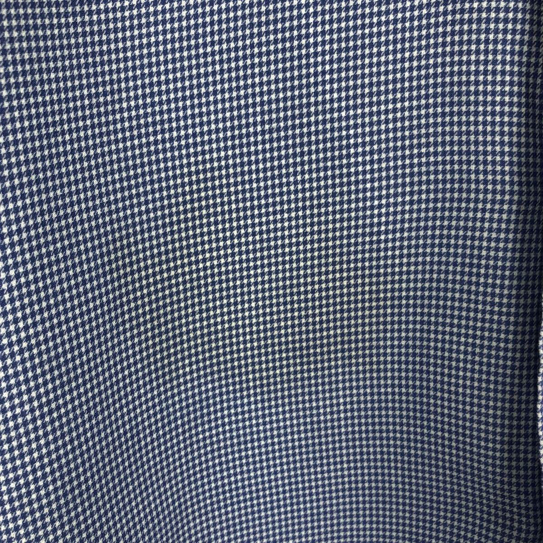 Ralph Lauren POLO GOLF BLAKE Long-Sleeve Button-Down Check Shirt, Men's Size L (approx.) cotton blue type Vintage Second Hand