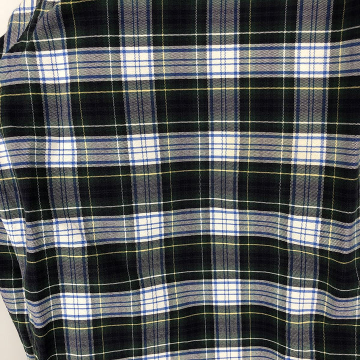 Ralph Lauren long sleeve button down check shirt, men's XL size cotton gray type Vintage Second Hand