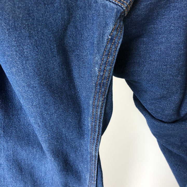 Carhartt Long Sleeve Denim Shirt, Men's Size L cotton blue type Vintage Second Hand