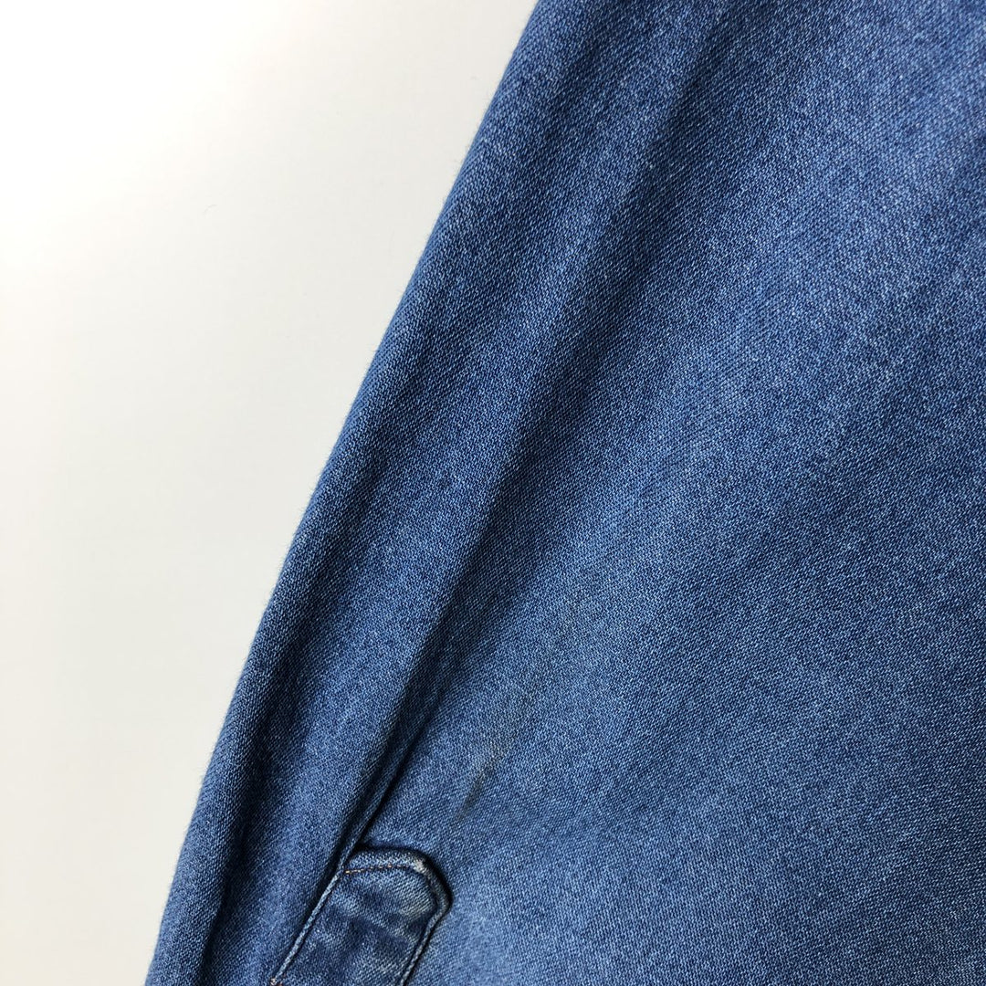 Carhartt Long Sleeve Denim Shirt, Men's Size L cotton blue type Vintage Second Hand