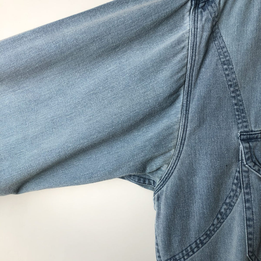 90'S Levi's Long Sleeve Denim Shirt, Men's Size L, Vintage cotton blue type Vintage Second Hand