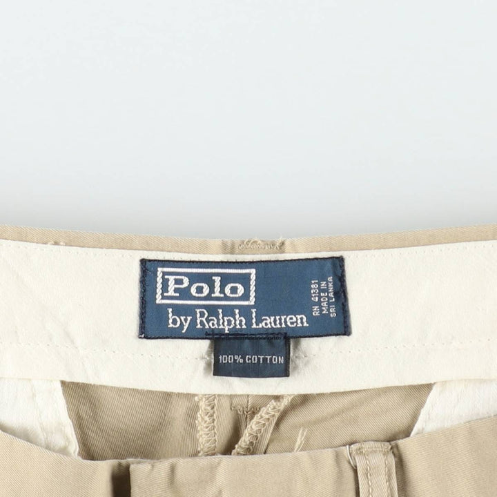 Ralph Lauren POLO by Ralph Lauren Chino Pants Men's W35 equivalent cotton Beige type Vintage Second Hand