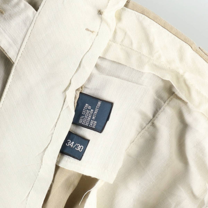 Ralph Lauren POLO by Ralph Lauren Chino Pants Men's W35 equivalent cotton Beige type Vintage Second Hand