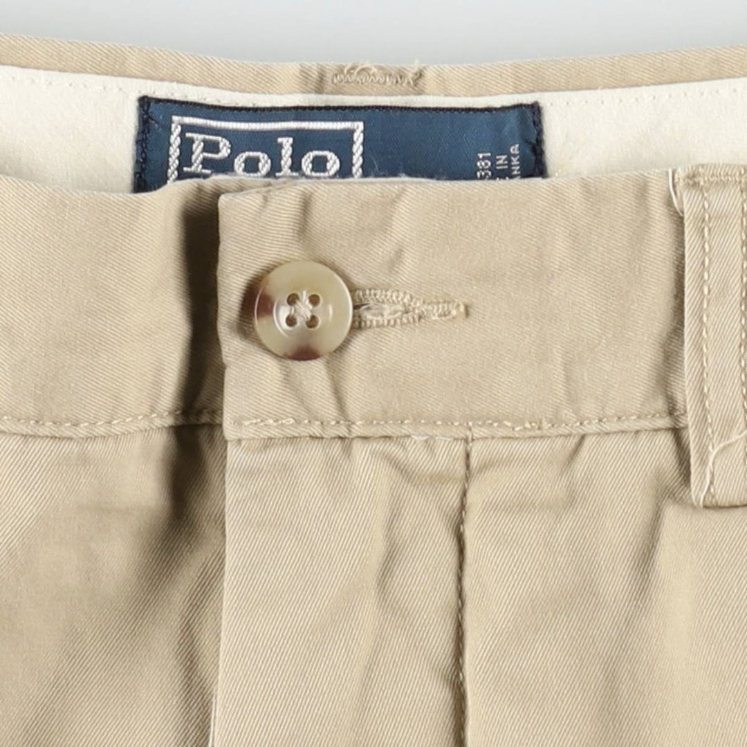 Ralph Lauren POLO by Ralph Lauren Chino Pants Men's W35 equivalent cotton Beige type Vintage Second Hand