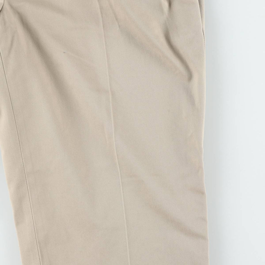 Brooks Brothers ADVANTAGE CHINO THOMPSON Two-Pleat Chino Pants, Men's W35 (approx.) cotton Beige type Vintage Second Hand