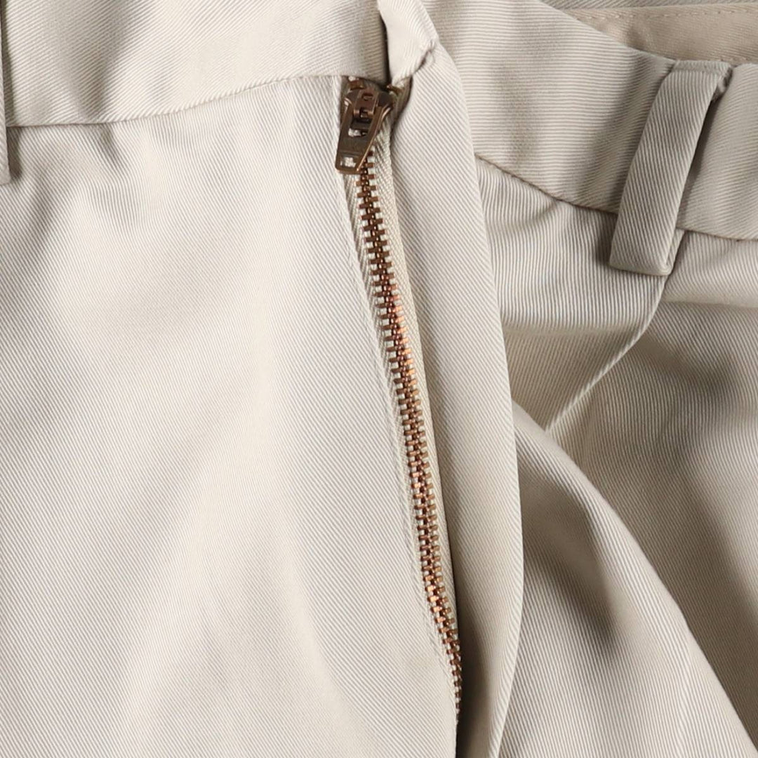 Brooks Brothers ADVANTAGE CHINO THOMPSON Two-Pleated Chino Pants, Men's, Size W34 cotton Beige type Vintage Second Hand
