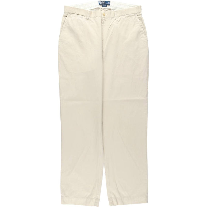 Ralph Lauren POLO by Ralph Lauren Two-pleat Chino Pants for Men, W36 cotton Beige type Vintage Second Hand
