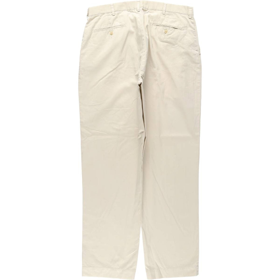 Ralph Lauren POLO by Ralph Lauren Two-pleat Chino Pants for Men, W36 cotton Beige type Vintage Second Hand