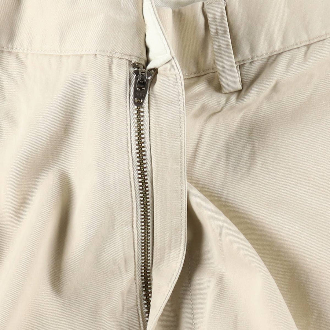 Ralph Lauren POLO by Ralph Lauren Two-pleat Chino Pants for Men, W36 cotton Beige type Vintage Second Hand