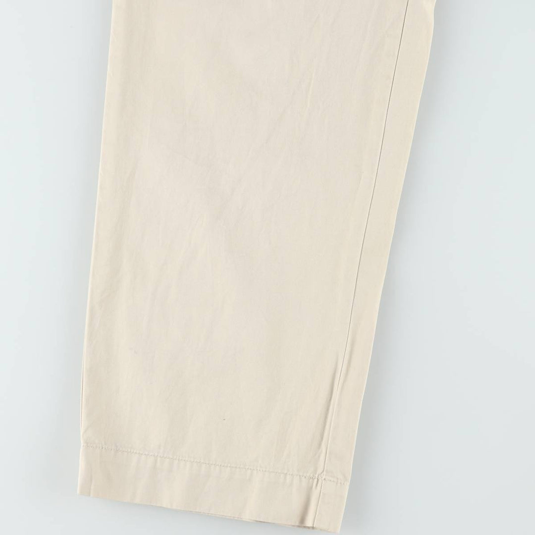Ralph Lauren POLO by Ralph Lauren Two-pleat Chino Pants for Men, W36 cotton Beige type Vintage Second Hand