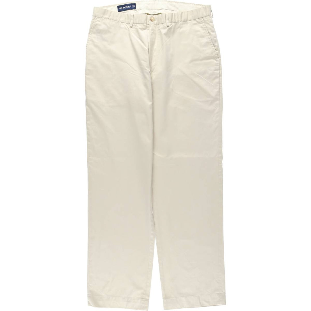 Ralph Lauren POLO GOLF Chino Pants, Size 36 Pima Cotton Beige type Vintage Second Hand