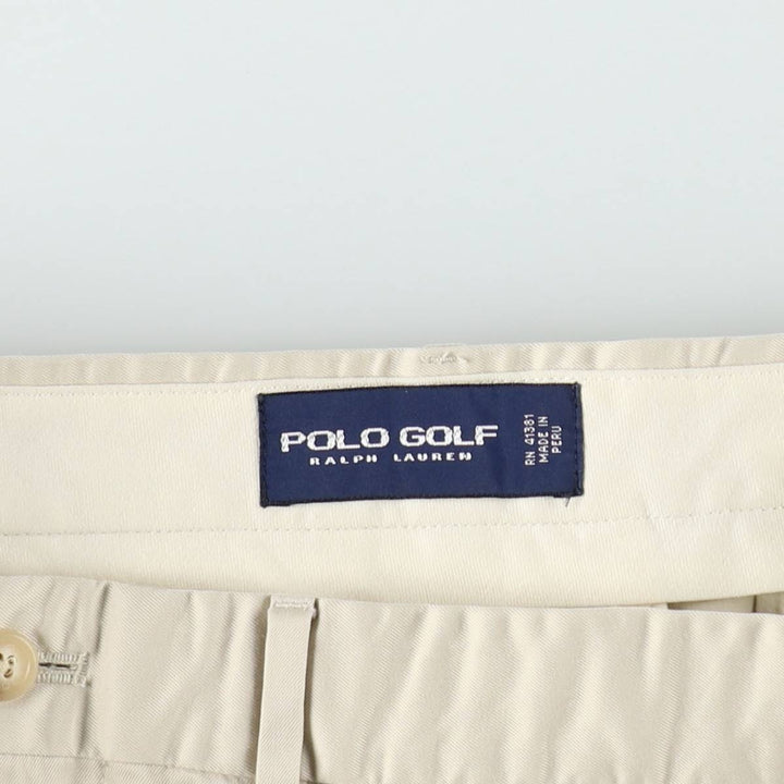 Ralph Lauren POLO GOLF Chino Pants, Size 36 Pima Cotton Beige type Vintage Second Hand