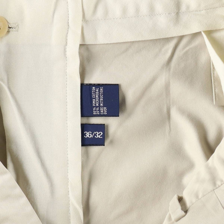 Ralph Lauren POLO GOLF Chino Pants, Size 36 Pima Cotton Beige type Vintage Second Hand