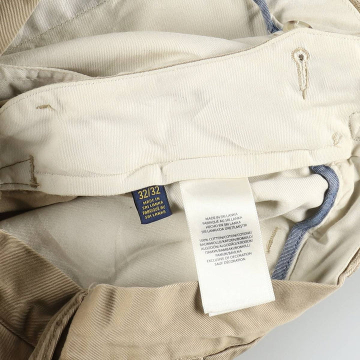Ralph Lauren POLO RALPH LAUREN CLASSIC FIT Chino Pants Men's W33 equivalent cotton Beige type Vintage Second Hand