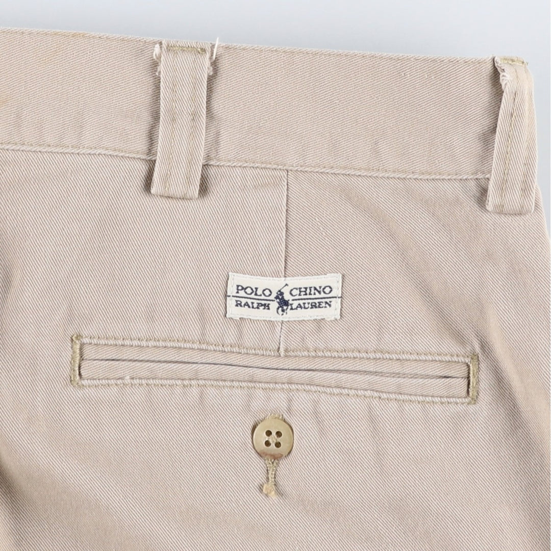 Ralph Lauren POLO by Ralph Lauren Chino Pants Men's W37 cotton Beige type Vintage Second Hand