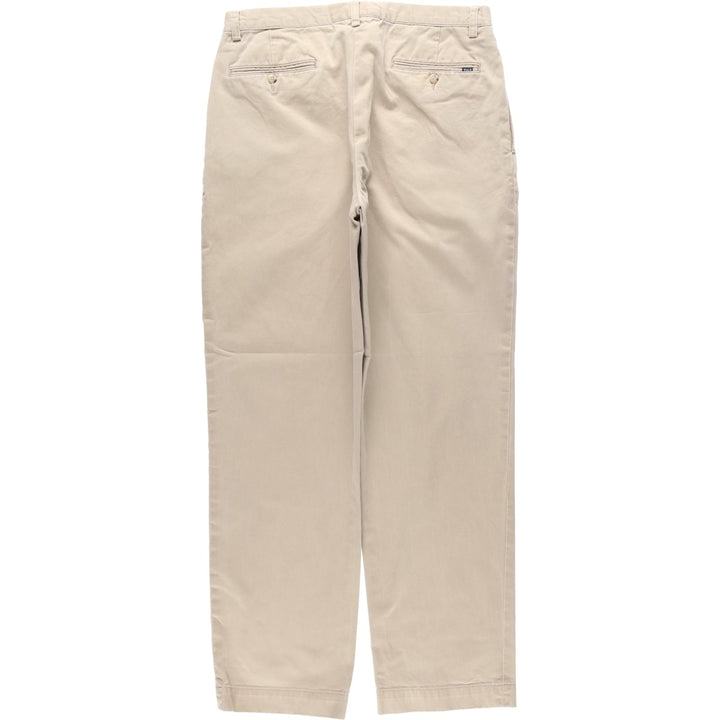 Ralph Lauren POLO by Ralph Lauren Two-pleat Chino Pants for Men, W31 equivalent cotton Beige type Vintage Second Hand