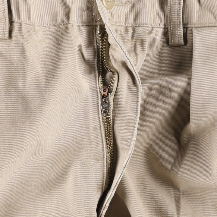 Ralph Lauren POLO by Ralph Lauren Two-pleat Chino Pants for Men, W31 equivalent cotton Beige type Vintage Second Hand