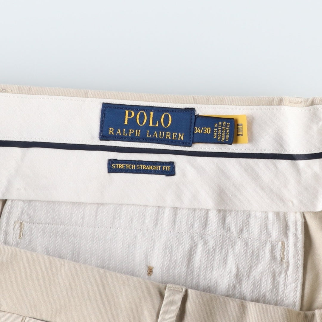 Ralph Lauren POLO RALPH LAUREN Chino Pants Men's W35 equivalent cotton Beige type Vintage Second Hand