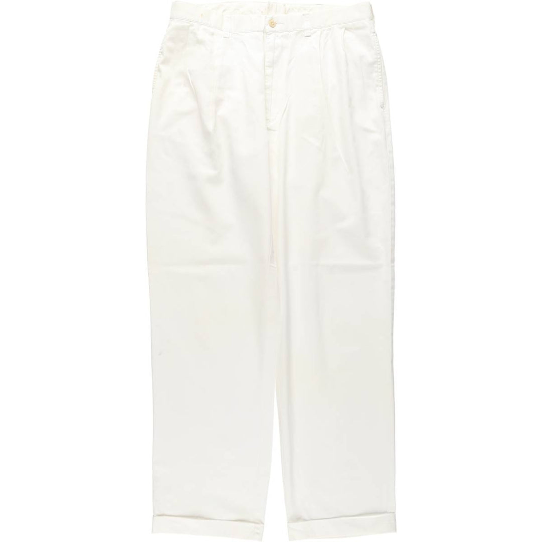 Ralph Lauren POLO by Ralph Lauren HAMMOND PANT Chino pants for men, equivalent to w34 cotton white type Vintage Second Hand