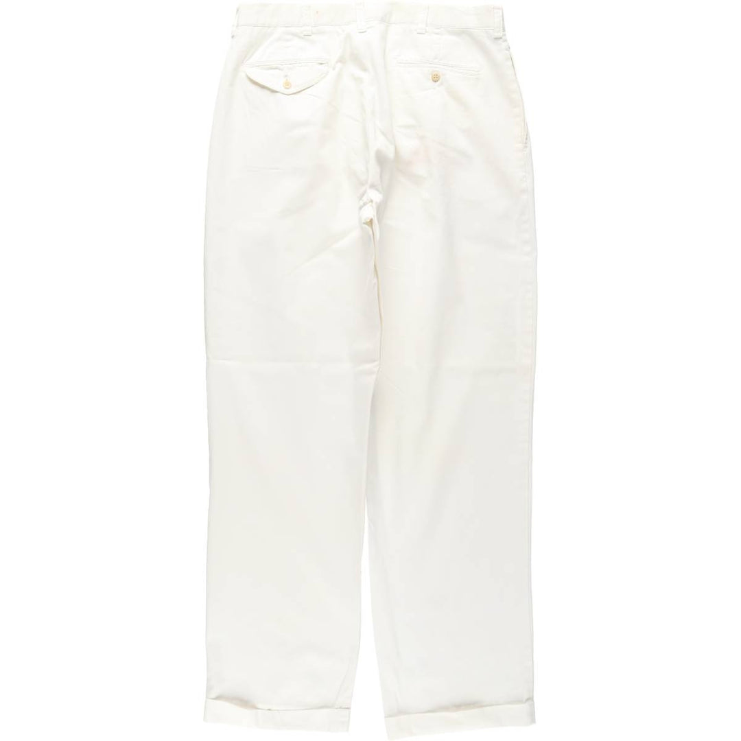 Ralph Lauren POLO by Ralph Lauren HAMMOND PANT Chino pants for men, equivalent to w34 cotton white type Vintage Second Hand