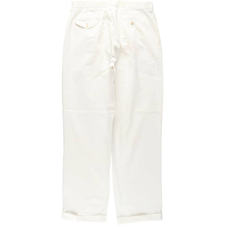 Ralph Lauren POLO by Ralph Lauren HAMMOND PANT Chino pants for men, equivalent to w34 cotton white type Vintage Second Hand