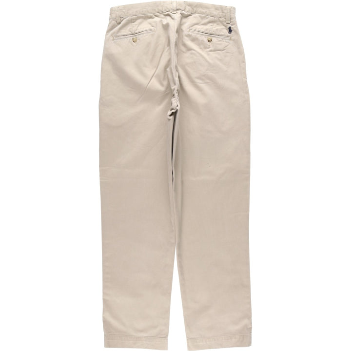 Ralph Lauren POLO by Ralph Lauren ETHAN PANT Two-pleat Chino Pants Men's W34 equivalent cotton Beige type Vintage Second Hand