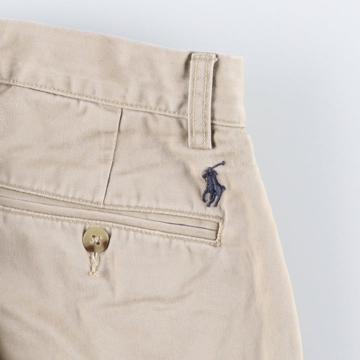 Ralph Lauren POLO by Ralph Lauren ETHAN PANT Two-pleat Chino Pants Men's W34 equivalent cotton Beige type Vintage Second Hand