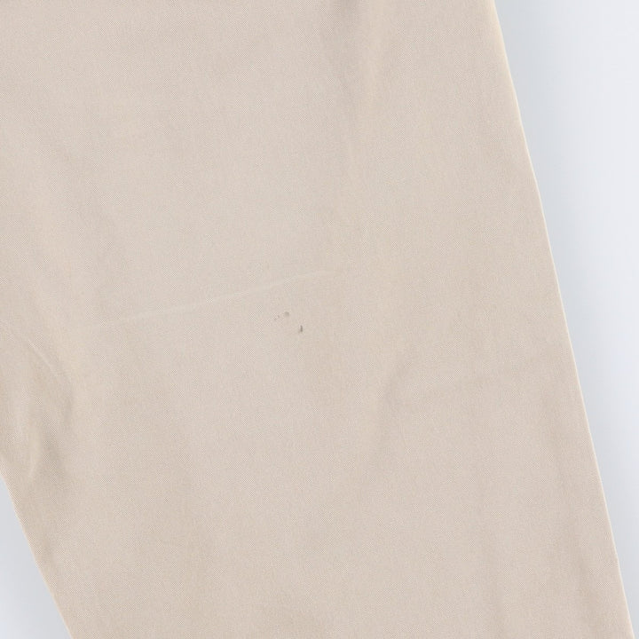 Ralph Lauren POLO by Ralph Lauren ETHAN PANT Two-pleat Chino Pants Men's W34 equivalent cotton Beige type Vintage Second Hand